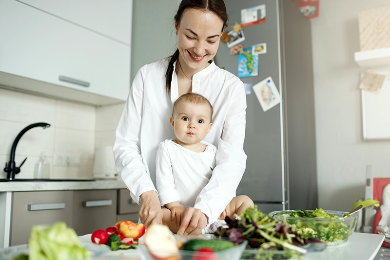 Alimentação vegetariana e vegana para bebés
